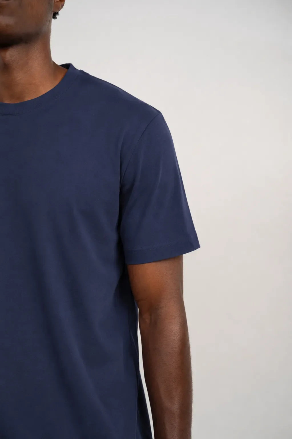 Essential Cotton T-Shirt – Midnight Blue