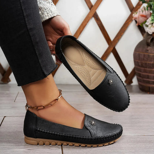 Verona Leder-Mokassins – Slipper für Damen