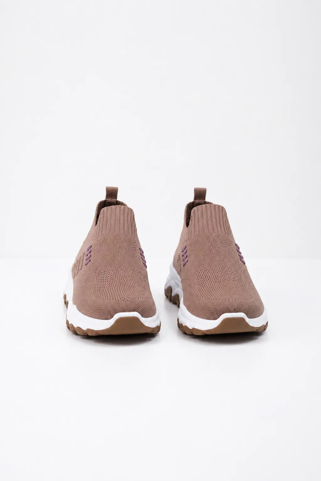 Ultra-Light Slip-On Sneakers — Brown
