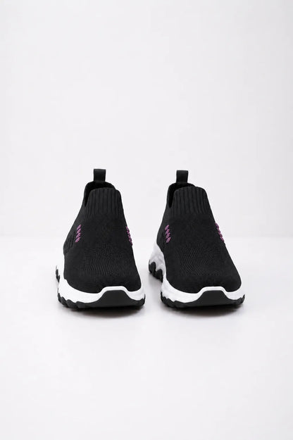 Ultra-Light Slip-On Sneakers — Black