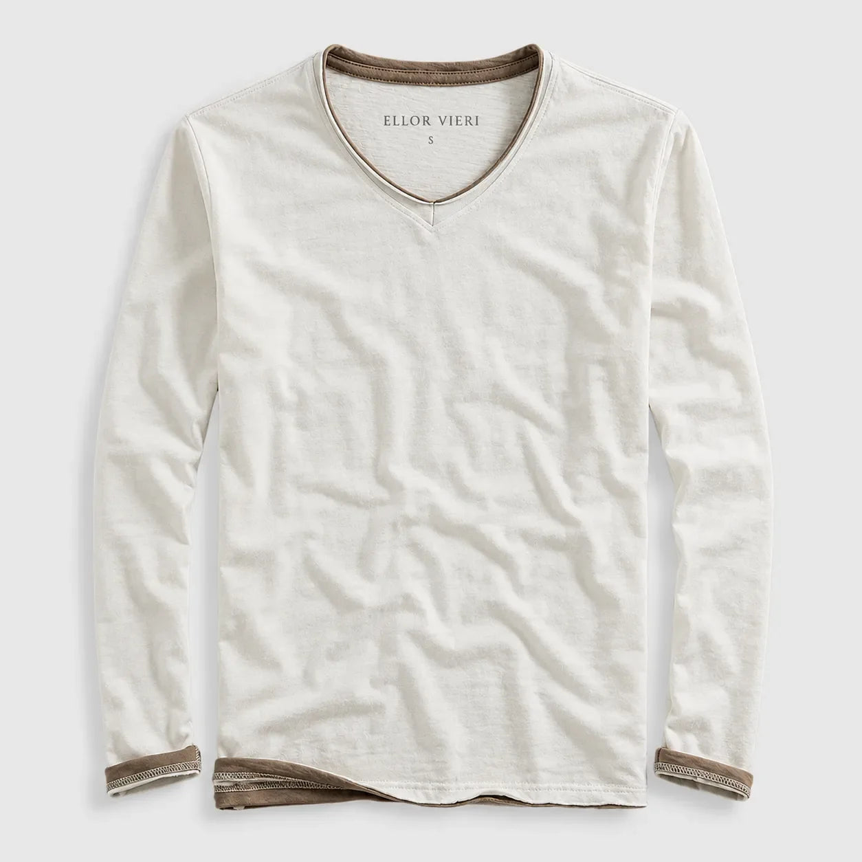 Ellor Cotton Long-Sleeve Shirt - White