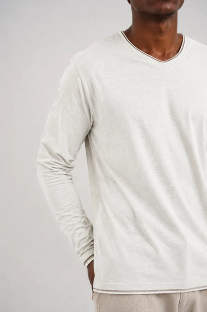 Ellor Cotton Long-Sleeve Shirt - White