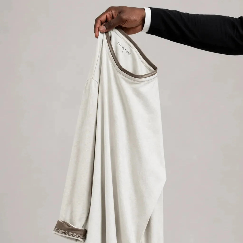 Ellor Cotton Long-Sleeve Shirt - White