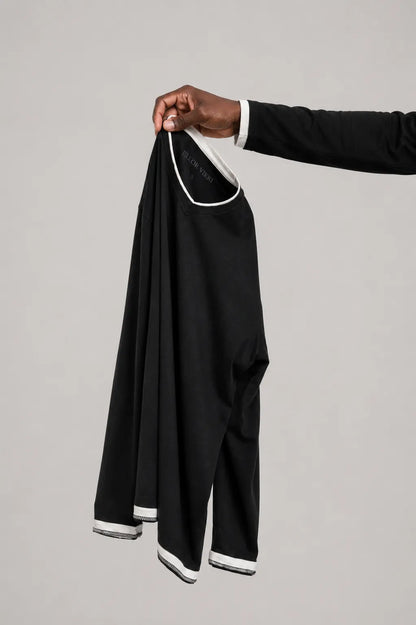 Ellor Cotton Long-Sleeve Shirt - Black