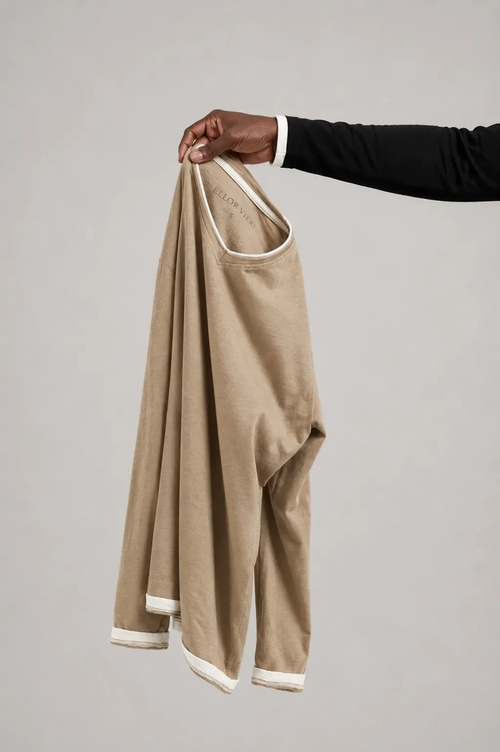 Ellor Cotton Long-Sleeve Shirt - Brown