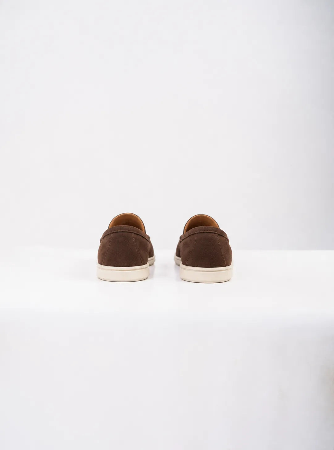 Ellor Suede Moc-Toe Loafer – Brown