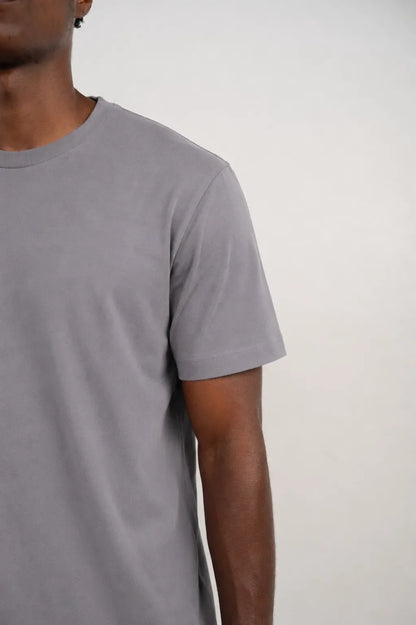 Essential Cotton T-Shirt –  Grey