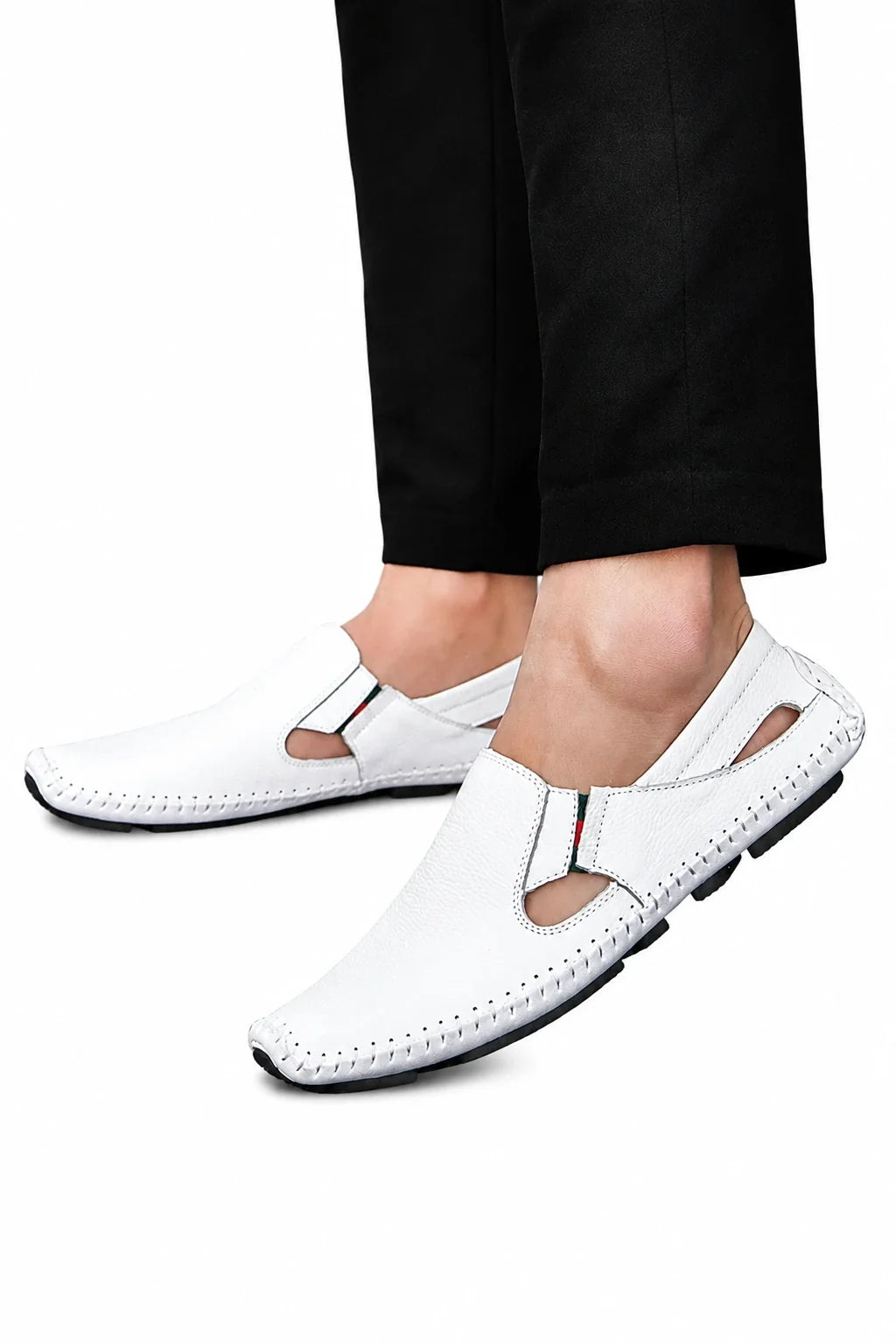 Ellor Amalfi Sandals – White