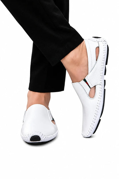 Ellor Amalfi Sandals – White