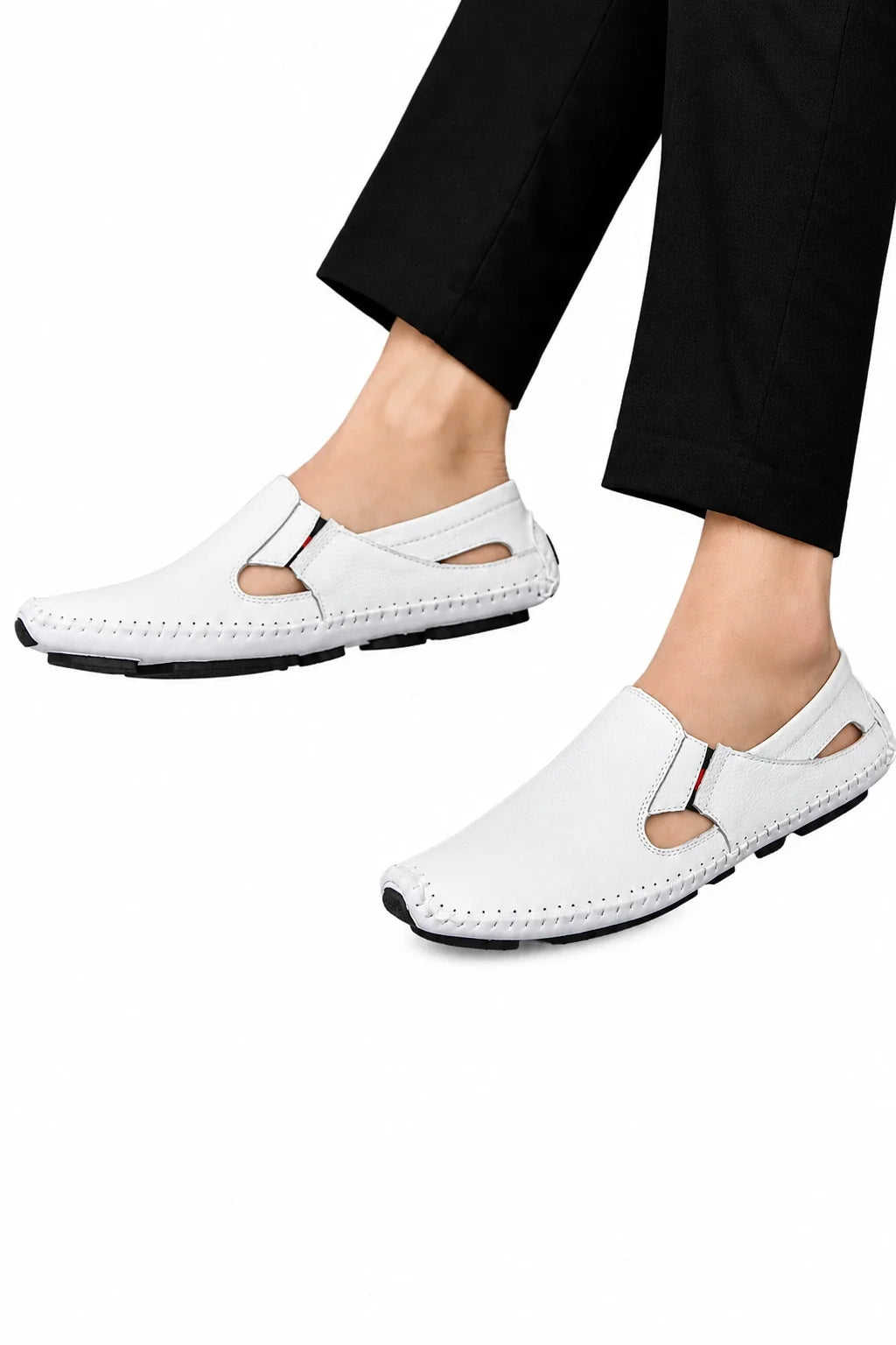 Ellor Amalfi Sandals – White