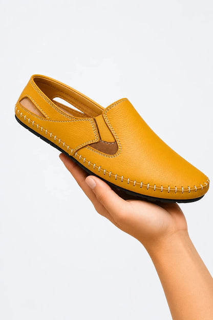 Ellor Amalfi Sandals – Yellow