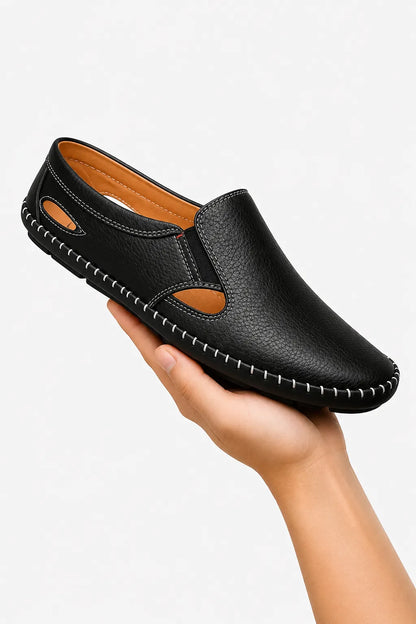 Ellor Amalfi Sandals  – Black