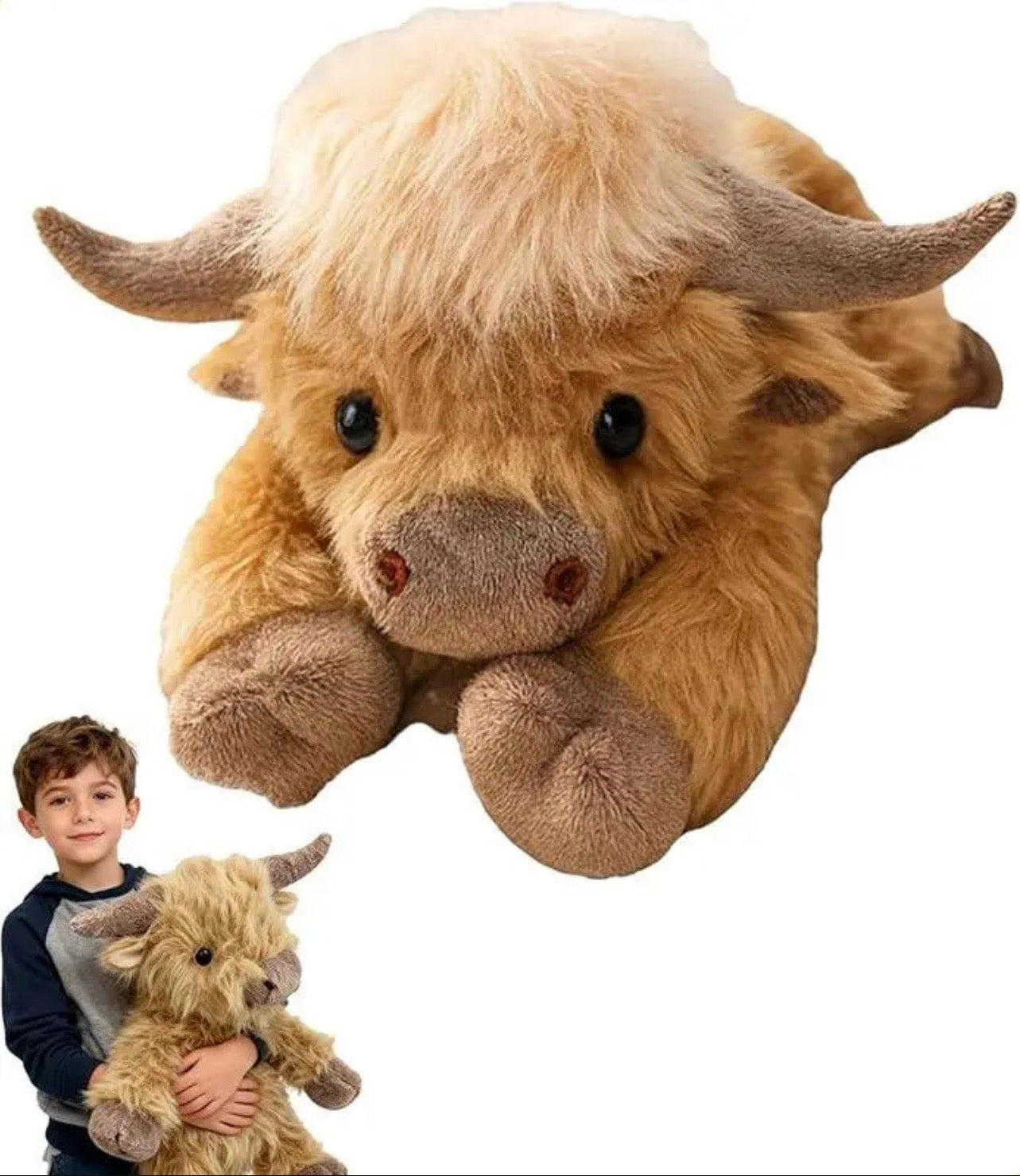 Cozy Weighted Cow Plush