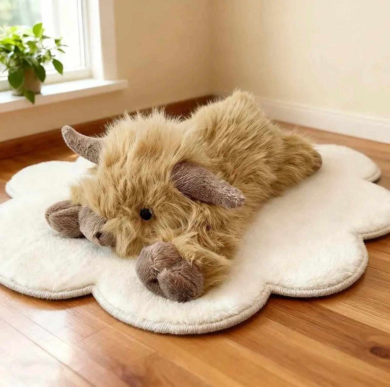 Cozy Weighted Cow Plush