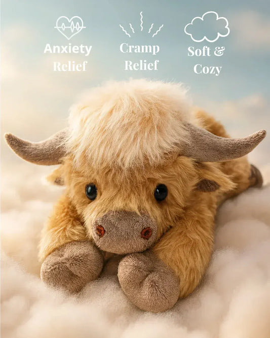 Cozy Weighted Cow Plush